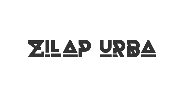 Zilap Urban font thumb